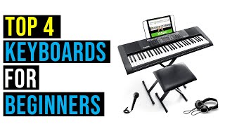 ✅Top 4 Best Keyboards for Beginners in 2023  The Best Keyboards for Beginners Reviews [upl. by Noscire]