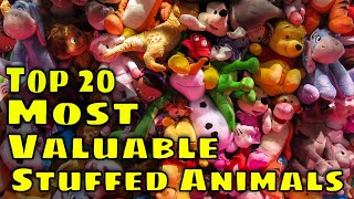 Top 20 Most Valuable Vintage Stuffed Animals And Plush [upl. by Annaili]