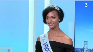 Première interview de Miss Limousin 2018 Aude Destour [upl. by Kirch]