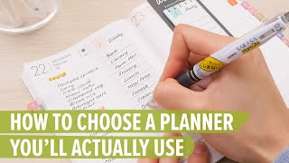 How to Choose a Planner You’ll Actually Use [upl. by Nakre]