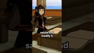 Fire Nations hand salute in Avatar The Last Airbender 😮 avatarthelastairbender [upl. by Aikehs]