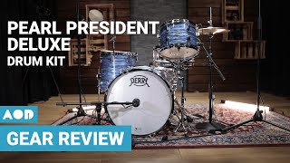 Pearl President Deluxe Drum Kit  Drum Gear Review [upl. by Clausen]