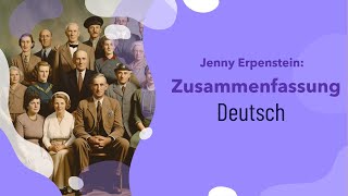 Zusammenfassung von Heimsuchung Jenny Erpenbeck  Roman  Inhalt  Analyse  Einfach  Deutsch [upl. by Swann773]