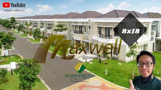 Cluster MAXWELL 8x18 by Summarecon Serpong at Scientia Garden Harga 29M [upl. by Brainard]