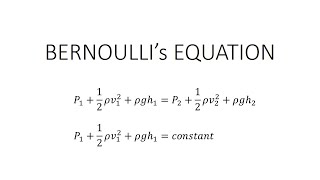 Bernoullis Equation Proof Physics motion of fluids [upl. by Atalayah]