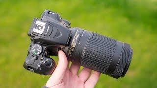 Nikon AFP DX 70300mm F4563G ED VR  Initial Review with Nikon D5500  D5600 [upl. by Urissa]