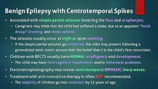 Benign Epilepsy with Centrotemporal Spikes BECTS [upl. by Ellenor395]