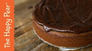 Jumbo Jaffa Cake  Giant Vegan Dessert [upl. by Anire]