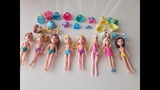 Polly Pocket Barbie Elsa Anna Kıyafet Giydirme Oyunu [upl. by Ajad]