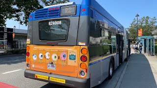 Burnaby Translink 2024 NFI XDE60 B24008 On Route R2 Marine Dr To Park Royal [upl. by Tebasile138]