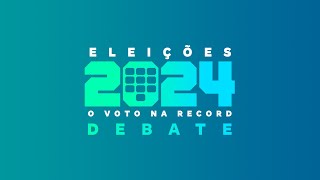 Debate com candidatos à Prefeitura de São Paulo DebateNaRECORD [upl. by Ellenhoj]