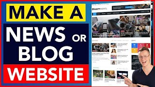 How To Create A News Or Blog Website With Wordpress [upl. by Agnese]