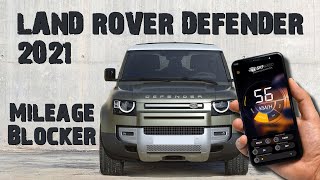 MILEAGE BLOCKER for LAND ROVER DEFENDER 2021  activation via APP [upl. by Yessej]