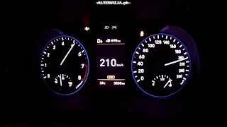 Hyundai Kona 16 TGDI 177 acceleration 0100 kmh 0200 kmh 0400 m [upl. by Eupheemia]