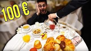 PETIT DEJEUNER À 2€ VS PETIT DEJEUNER À 100€ [upl. by Einiar]