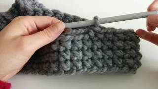 How to crochet Cross Stitch Single Crochet [upl. by Gianni762]