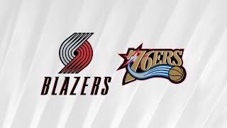 Portland Trail Blazers v Philadelphia 76ers  Kobe Era  NBA 2K24 [upl. by Asfah]