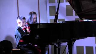 Strauss Pizzicato Polka Piano 4 Hands by Thanawat Roongkrajarng amp Korranis Pitichaichan [upl. by Blain282]