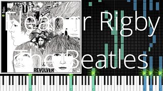 🎹 Eleanor Rigby The Beatles Synthesia Piano Tutorial [upl. by Kemeny808]