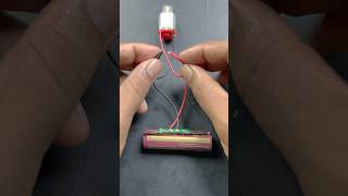 DC Motor with LithiumIon Battery Protection Circuit shorts dcmotor experiment [upl. by Domela420]