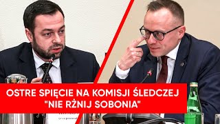 Zawrzało na komisji quotPróbuje pan rżnąć nie powiem kogoquot Soboń unikał odpowiedzi [upl. by Grissel369]