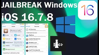 TUTORIAL ✅ JAILBREAK iOS 1678 NO Checkra1n en WINDOWS [upl. by Engelhart]