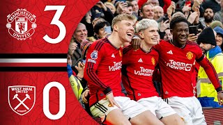 The Future Is Bright ✨🤩  Man Utd 30 West Ham  Highlights [upl. by Ahsenek]