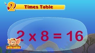 Learn Multiplication  Table 2 [upl. by Homerus]