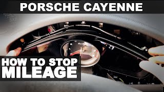 How to Stop mileage Odometer in your Porsche Cayenne  2020 [upl. by Haissem]