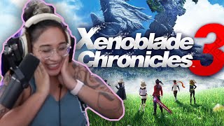 NEW Xenoblade fan watches Xenoblade Chronicles 3 trailers [upl. by Aimar838]