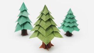 Origami Christmas Tree Jo Nakashima [upl. by Mond926]