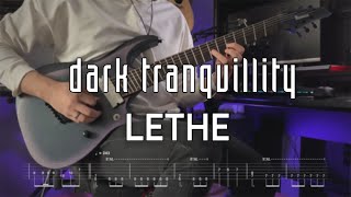 Dark Tranquillity  Lethe  Guitar Cover  Screen Tabs [upl. by Ambrosane710]