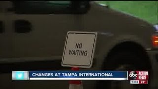 Curbside parking changes at Tampa International Airport [upl. by Adnorhs645]