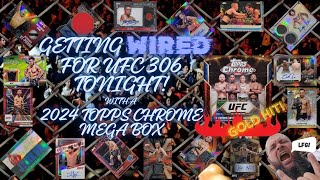 2024 Topps UFC mega box GOLD CHAMP hit on the night of UFC 306 Shevchenko VS Grasso LFG [upl. by Eira]