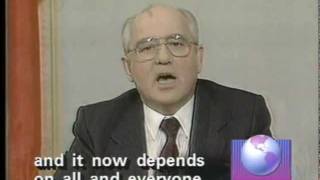 Gorbachev Resigns December 25 1991 [upl. by Borgeson]