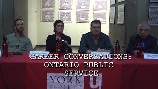 Career Conversations Ontario Public Service [upl. by Vito]