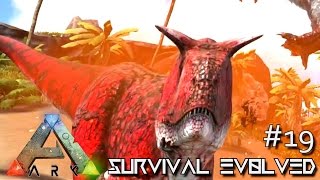 ARK Survival Evolved  MATE BOOSTED amp GREEN MONSTER TREX   SEASON 3 S3 E19 Gameplay [upl. by Alcott]