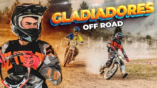 Mi PRIMER CARRERA en moto ELECTRICA😱  GLADIADORES off ROAD🔥 [upl. by Hiltan]