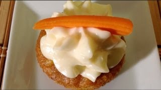 How To Make Carrot Cake CupcakesCream Cheese FrostingBaking Recipes [upl. by Philly782]