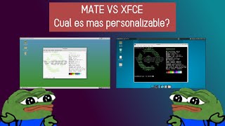 Mate vs Xfce cual es mas personalizable [upl. by Ailuig]