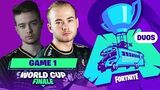 WORLD CUP DUO ► LA WORLD CUP FORTNITE COMMENCE  GAME 1 [upl. by Nagap65]