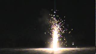 Big sparkler firework making a violent shower of sparks [upl. by Nevag]