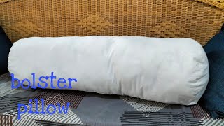 Bolster Pillow For SleepingHow To Make A Bolster Piloow [upl. by Gavra699]