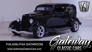 1934 Ford Custom Sedan 1680PHY Gateway Classic Cars of Philadelphia [upl. by Egbert233]