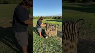 Stack Store Move Metal Folding Chairs diy [upl. by Yemrots887]