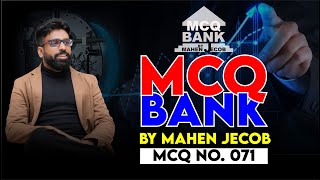 MCQ Bank  071  බහුවරණ බැංකුව  Mahen Jecob [upl. by Frans]