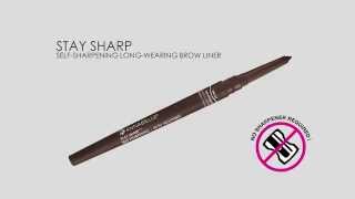 HowTo  Stay Sharp LongWearing Brow Liner [upl. by Rosati]