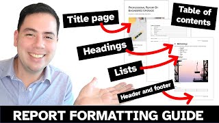 Report Formatting in Word Complete Guide to a Professional Look [upl. by Decamp]