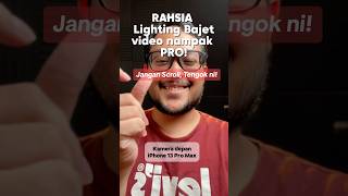 Lighting bajet yang buat video nampak mahal Colbor W100 Review syazwanshahril [upl. by Nonnelg485]