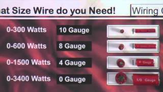 Install Tips What Size Power Wire Do I Need [upl. by Campbell]